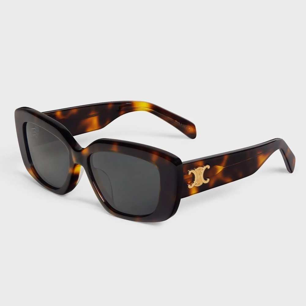 Celine Triomphe 04 Butterfly Sunglasses in Havana